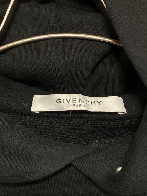 GIVENCHY（ジバンシィ）GIVENCHY (ジバンシィ) ロゴプリントプルオーバーパーカー ブラック サイズ:XSの古着・服飾アイテム