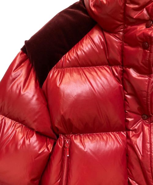 MONCLER（モンクレール）MONCLER (モンクレール) ‘CHOUETTE’ QUILTED DOWN JACKET(シュエットダウンジャケット) レッド サイズ:3の古着・服飾アイテム