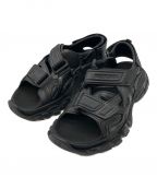 BALENCIAGAバレンシアガ）の古着「Track フラットサンダル」｜ブラック