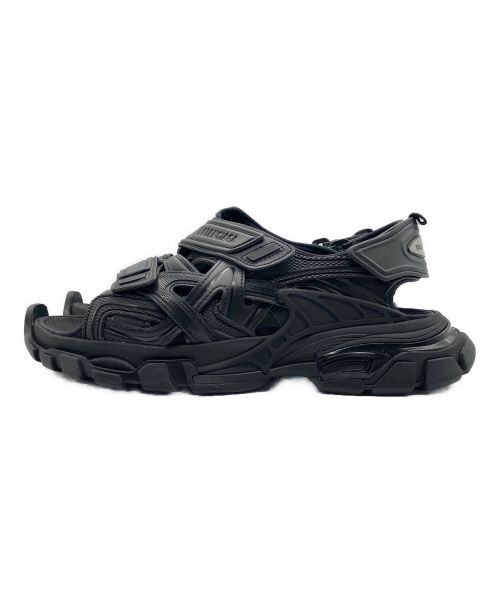 BALENCIAGA（バレンシアガ）BALENCIAGA (バレンシアガ)  Track フラットサンダル ブラック サイズ:26.5の古着・服飾アイテム