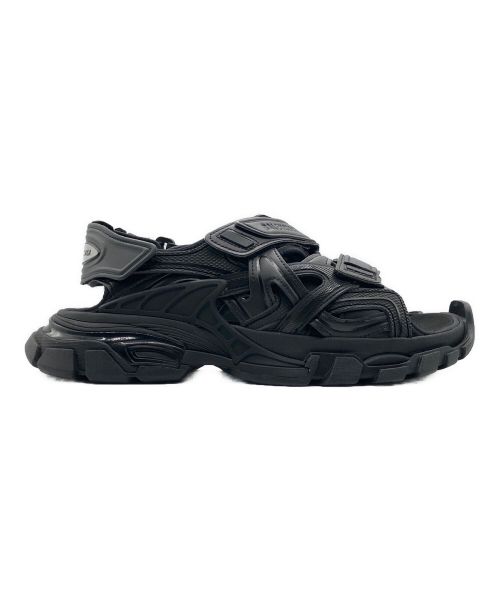 BALENCIAGA（バレンシアガ）BALENCIAGA (バレンシアガ)  Track フラットサンダル ブラック サイズ:26.5の古着・服飾アイテム