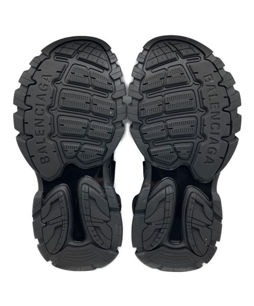 BALENCIAGA（バレンシアガ）BALENCIAGA (バレンシアガ)  Track フラットサンダル ブラック サイズ:26.5の古着・服飾アイテム