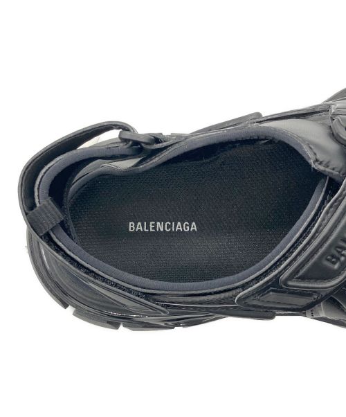 BALENCIAGA（バレンシアガ）BALENCIAGA (バレンシアガ)  Track フラットサンダル ブラック サイズ:26.5の古着・服飾アイテム
