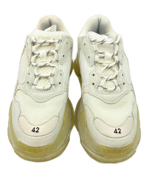 BALENCIAGA（バレンシアガ）BALENCIAGA (バレンシアガ) triple S ホワイト サイズ:42の古着・服飾アイテム