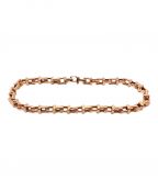 TIFFANY & Co.ティファニー）の古着「Tナローチェーンブレスレット」｜ゴールド