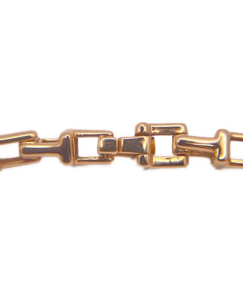 TIFFANY & Co.（ティファニー）TIFFANY & Co. (ティファニー) Tナローチェーンブレスレット ゴールド サイズ:-の古着・服飾アイテム
