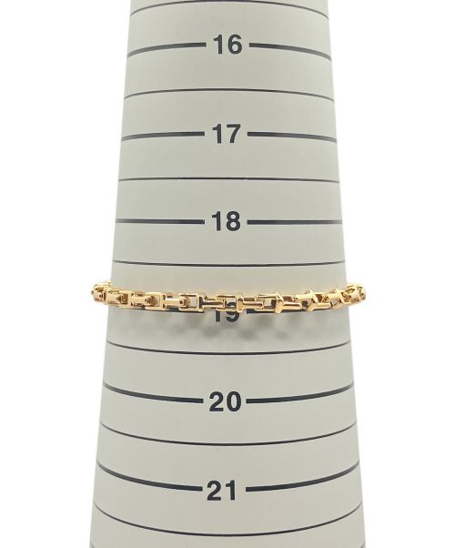 TIFFANY & Co.（ティファニー）TIFFANY & Co. (ティファニー) Tナローチェーンブレスレット ゴールド サイズ:-の古着・服飾アイテム