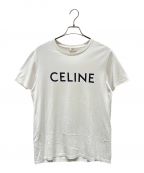 CELINEセリーヌ）の古着「ロゴ ルーズ クルーネックカットソー」｜ホワイト