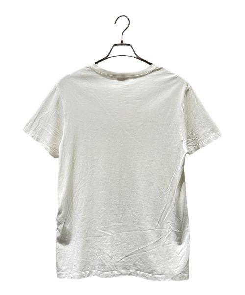CELINE（セリーヌ）CELINE (セリーヌ) ロゴ ルーズ クルーネックカットソー ホワイト サイズ:Sの古着・服飾アイテム