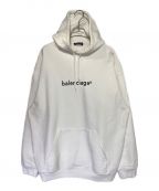 BALENCIAGAバレンシアガ）の古着「フロントロゴパーカー」｜ホワイト