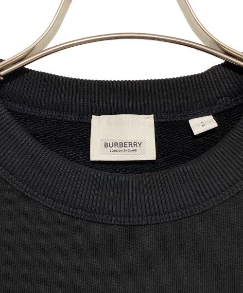 BURBERRY（バーバリー）BURBERRY (バーバリー) LANSLOW Logo Crew Sweat  ブラック サイズ:SIZE Sの古着・服飾アイテム