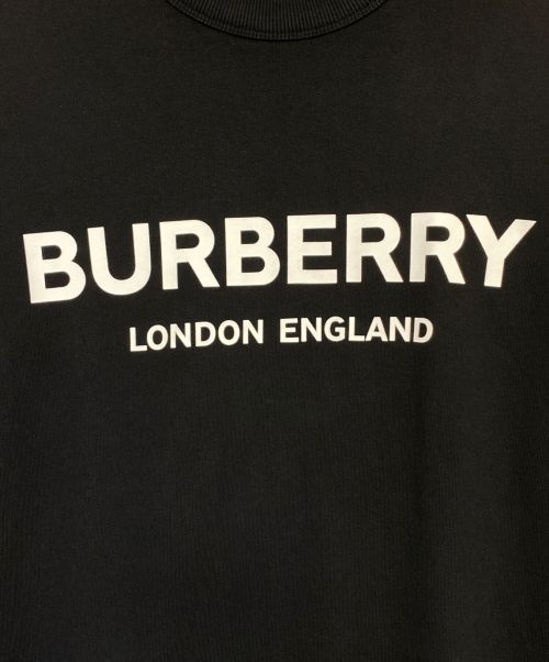 BURBERRY（バーバリー）BURBERRY (バーバリー) LANSLOW Logo Crew Sweat  ブラック サイズ:SIZE Sの古着・服飾アイテム