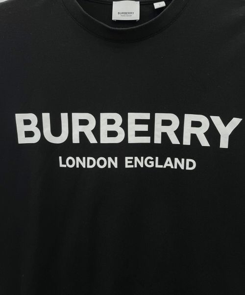 BURBERRY（バーバリー）BURBERRY (バーバリー) プリントTシャツ ブラック サイズ:Ｌの古着・服飾アイテム