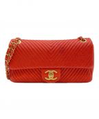 CHANELシャネル）の古着「シェブロン25」｜レッド