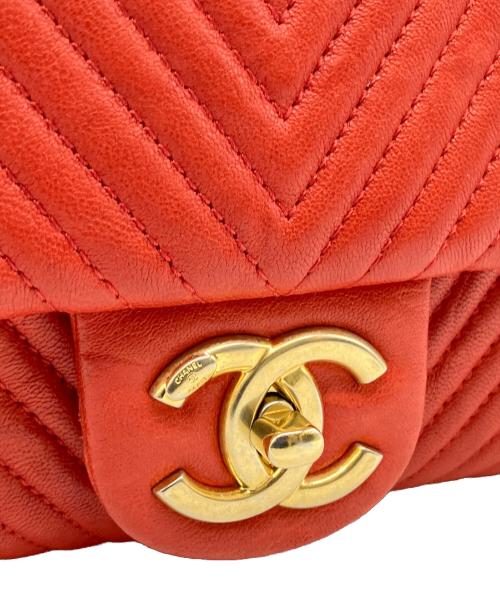 CHANEL（シャネル）CHANEL (シャネル) シェブロン25 レッド サイズ:25の古着・服飾アイテム