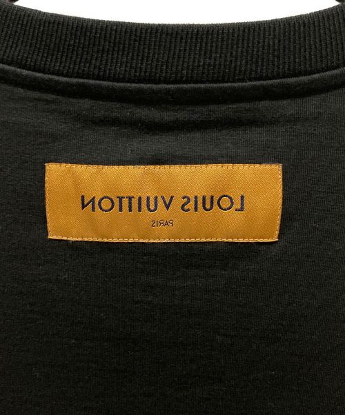 LOUIS VUITTON（ルイ ヴィトン）LOUIS VUITTON (ルイ ヴィトン) カートゥーンLVロゴTシャツ ブラック サイズ:Mの古着・服飾アイテム