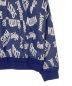 中古・古着 LOUIS VUITTON (ルイ ヴィトン) 総柄ハーフジップスウェット ブルー サイズ:XL：69800円