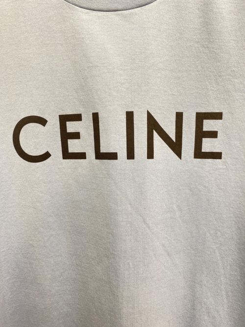 CELINE（セリーヌ）CELINE (セリーヌ) ルーズTシャツ ブルー サイズ:Sの古着・服飾アイテム