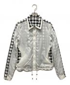 CHANELシャネル）の古着「Reversible Jumper Jacket Blouson」｜ホワイト×ブラック