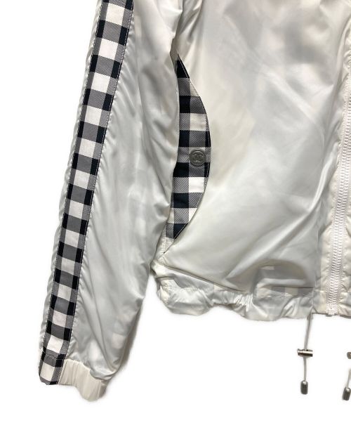 CHANEL（シャネル）CHANEL (シャネル) Reversible Jumper Jacket Blouson ホワイト×ブラック サイズ:38の古着・服飾アイテム