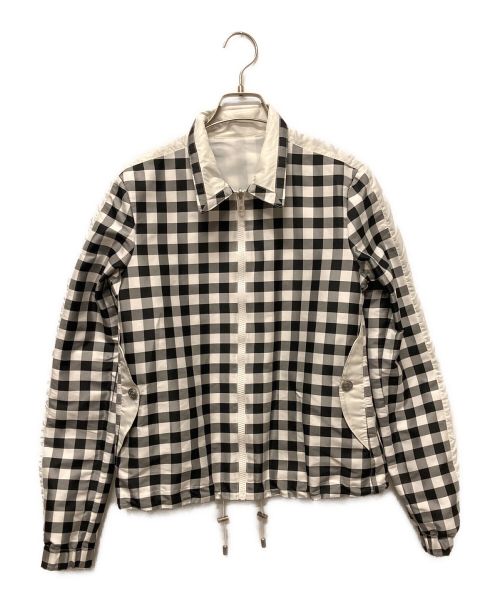 CHANEL（シャネル）CHANEL (シャネル) Reversible Jumper Jacket Blouson ホワイト×ブラック サイズ:38の古着・服飾アイテム