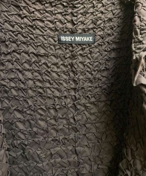 ISSEY MIYAKE（イッセイミヤケ）ISSEY MIYAKE (イッセイミヤケ) デザインワンピース ブラウン サイズ:2の古着・服飾アイテム