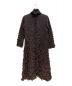 ISSEY MIYAKE（イッセイミヤケ）の古着「デザインワンピース」｜ブラウン