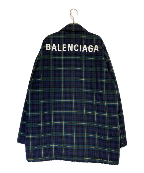 BALENCIAGA（バレンシアガ）BALENCIAGA (バレンシアガ) Logo Padedd Shirt ブラック サイズ:44の古着・服飾アイテム