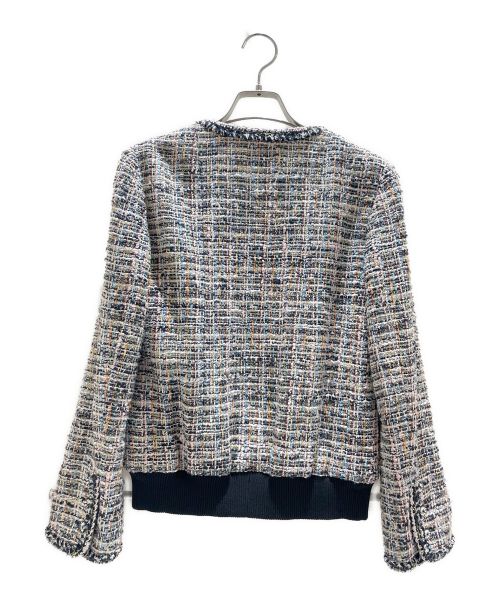 CHANEL（シャネル）CHANEL (シャネル) ツイードジップアップジャケット マルチカラー サイズ:34の古着・服飾アイテム