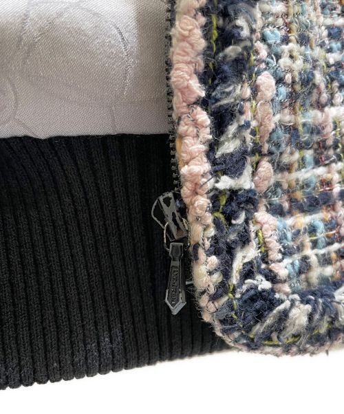 CHANEL（シャネル）CHANEL (シャネル) ツイードジップアップジャケット マルチカラー サイズ:34の古着・服飾アイテム