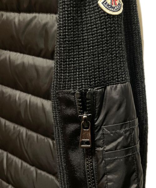MONCLER（モンクレール）MONCLER (モンクレール) CARDIGAN TRICOT ブラック サイズ:Ｓの古着・服飾アイテム