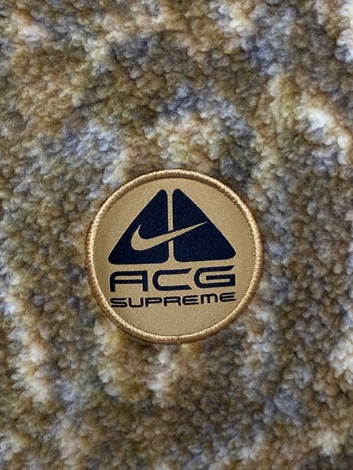 SUPREME（シュプリーム）SUPREME (シュプリーム) NIKE ACG (ナイキエーシージー) Fleece Pullover ベージュ サイズ:Mの古着・服飾アイテム