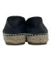 中古・古着 CHANEL (シャネル) Coco Mark Espadrille Shoes ネイビー×ホワイト サイズ:37：60000円