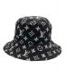 LOUIS VUITTON（ルイ ヴィトン）の古着「モノグラム・リバーシブルバケットハット」｜ブラック×ホワイト