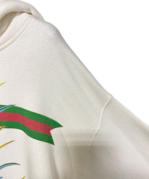 GUCCI（グッチ）GUCCI (グッチ) TIGER HOODED SWEATSHIRT ベージュ サイズ:Ｍの古着・服飾アイテム