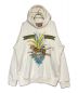 GUCCI（グッチ）の古着「TIGER HOODED SWEATSHIRT」｜ベージュ