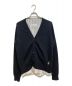 Maison Margiela（メゾンマルジェラ）の古着「21ss  ダメージ加工レイヤードカーディガン」｜ブラック