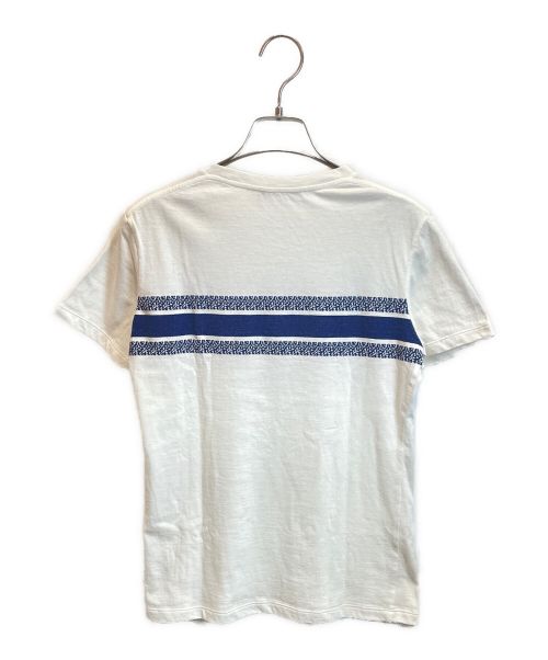 Christian Dior（クリスチャン ディオール）Christian Dior (クリスチャン ディオール) フロントロゴTシャツ ホワイト×ネイビー サイズ:Sの古着・服飾アイテム