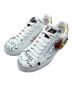 DOLCE & GABBANA（ドルチェ＆ガッバーナ）の古着「装飾スニーカー」｜ホワイト