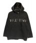 VALENTINO（ヴァレンティノ）の古着「刺繍デザインパーカー」｜ブラック