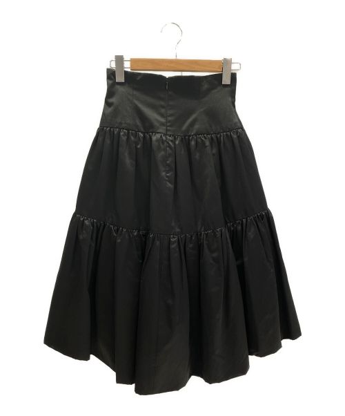 CHANEL（シャネル）CHANEL (シャネル) ギャザースカート ブラック サイズ:34の古着・服飾アイテム