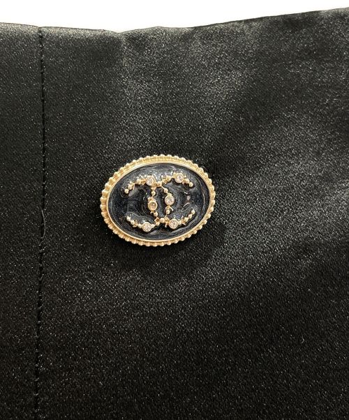 CHANEL（シャネル）CHANEL (シャネル) ギャザースカート ブラック サイズ:34の古着・服飾アイテム