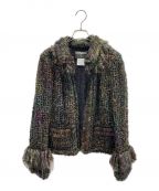 CHANELシャネル）の古着「Mohair Multicolor Jacket」｜マルチカラー