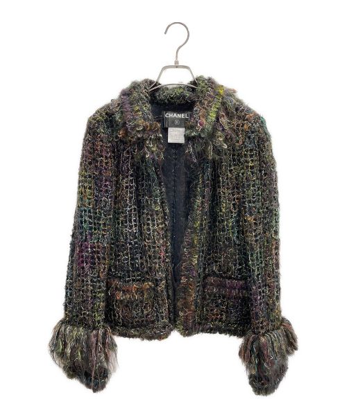 CHANEL（シャネル）CHANEL (シャネル) Mohair Multicolor Jacket マルチカラー サイズ:40の古着・服飾アイテム