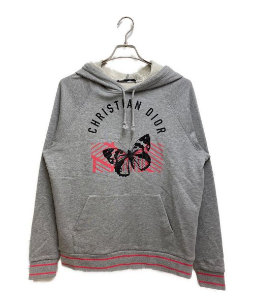 Christian Dior（クリスチャン ディオール）Christian Dior (クリスチャン ディオール) 22SS バタフライプリントプルオーバーパーカー サイズ:Sの古着・服飾アイテム