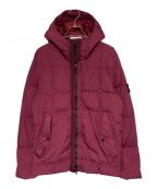 STONE ISLANDストーンアイランド）の古着「GARMENT DYED CRINKLE REPS NY DOWN」｜バーガンディー