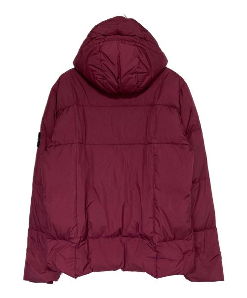 STONE ISLAND（ストーンアイランド）STONE ISLAND (ストーンアイランド) GARMENT DYED CRINKLE REPS NY DOWN バーガンディー サイズ:Mの古着・服飾アイテム