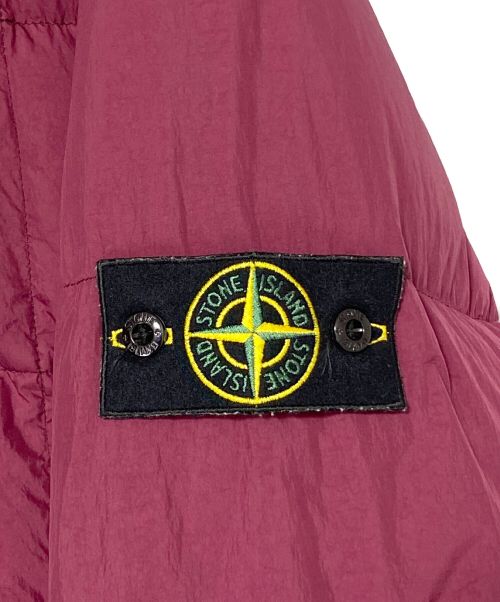 STONE ISLAND（ストーンアイランド）STONE ISLAND (ストーンアイランド) GARMENT DYED CRINKLE REPS NY DOWN バーガンディー サイズ:Mの古着・服飾アイテム