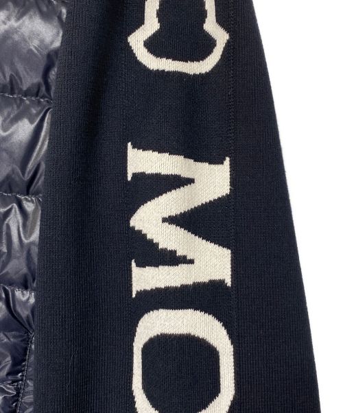 MONCLER（モンクレール）MONCLER (モンクレール) CARDIGAN TRICOT ネイビー サイズ:SIZE Lの古着・服飾アイテム