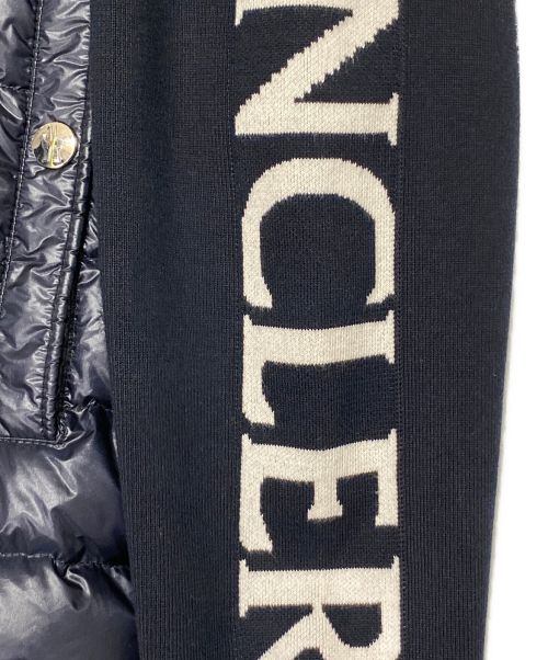 MONCLER（モンクレール）MONCLER (モンクレール) CARDIGAN TRICOT ネイビー サイズ:SIZE Lの古着・服飾アイテム